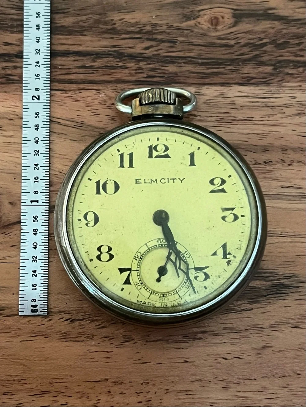 Antique Elm City New Haven Pocket Watch American Runs
